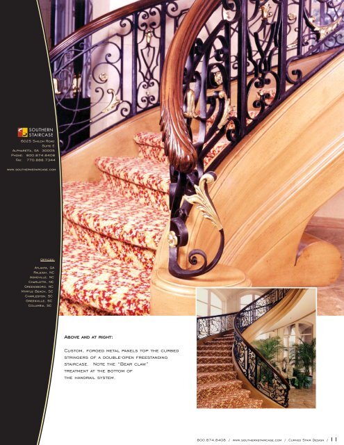 Curved Stair Design - Southern Staircase