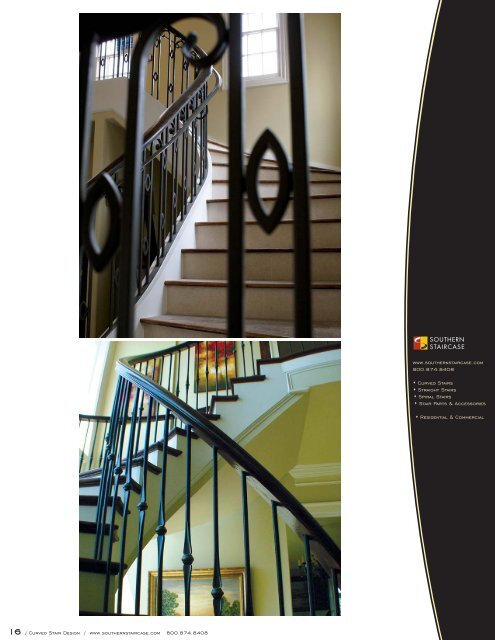 Curved Stair Design - Southern Staircase