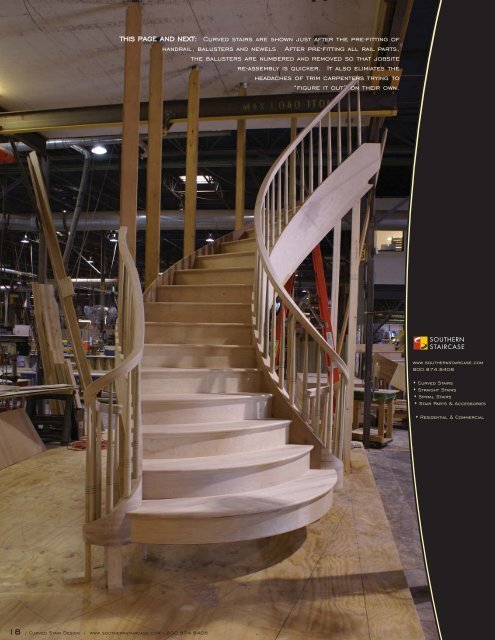 Curved Stair Design - Southern Staircase