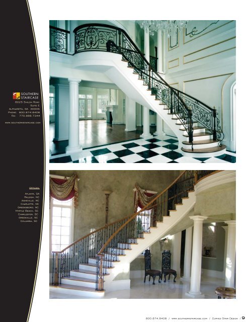 Curved Stair Design - Southern Staircase