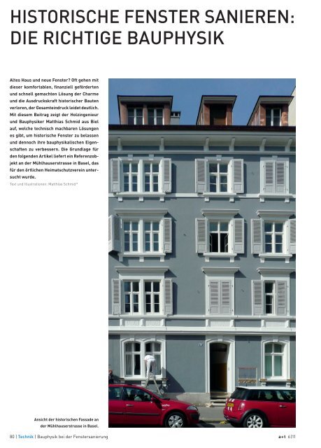 Sanierung historischer Fenster - Prona AG
