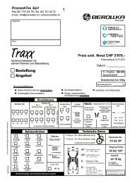 Preis exkl. Mwst CHF 3'970. - PromediTec