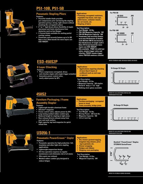 Bostitch Carton Closing Brochure