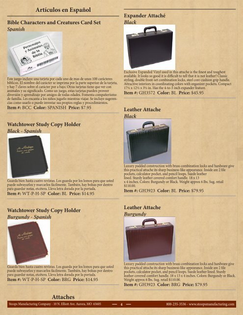 New Downloadable February 2012 Catalog - Stoops Manufacturing