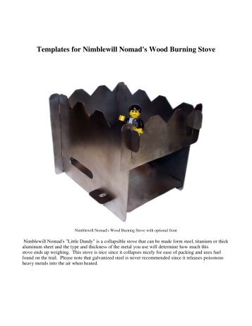 Nimblewill Nomad's Wood Burning Stove Template - Zen ...