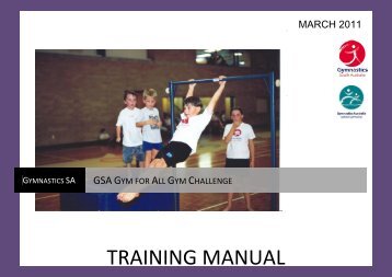 GSA Gym for All Gym Challenge- training manual - Gymnastics SA