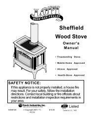 S h e f f i e l d Wood Stove - Lopi