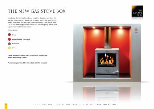 stove box stockists brochure - The Stove Box