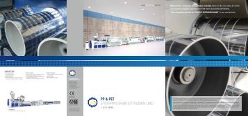 PP & PET STRAPPING BAND EXTRUSION LINE - Plastico