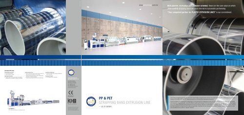PP & PET STRAPPING BAND EXTRUSION LINE - Plastico