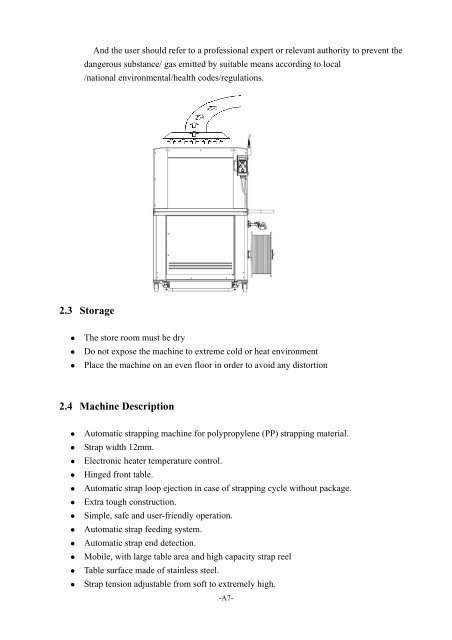 AUTOMATIC STRAPPING MACHINE