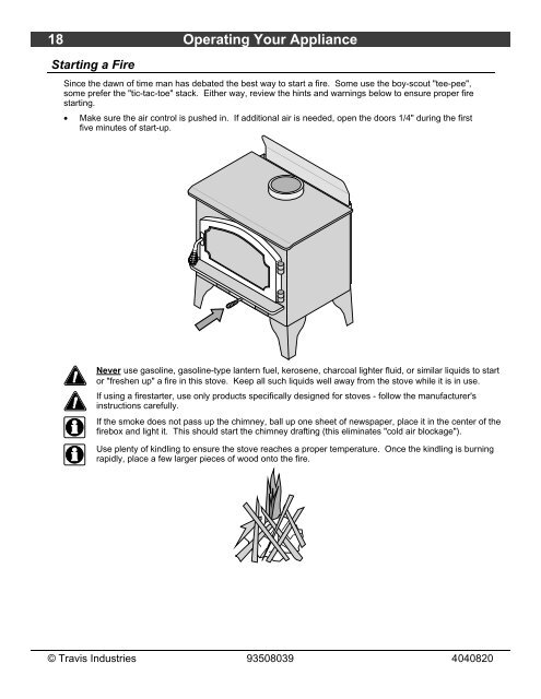 P A T R I O T Wood Stove - Lopi