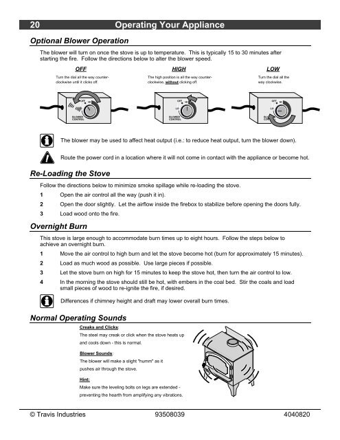 P A T R I O T Wood Stove - Lopi