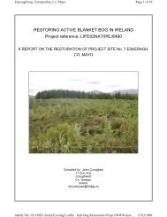 Eskeragh, Crossmolina, Co. Mayo - Blanket Bog Restoration