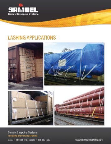 Lashing Applications - AG40 / AG50 - Samuel Strapping Systems