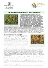 Mosses and Liverworts of Ben Lawers NNRNEW5 - National Trust ...