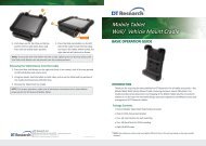 Mobile Tablet Wall/ Vehicle Mount Cradle - DT Research