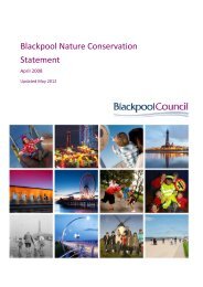 Blackpool Nature Conservation Statement 2008 - Blackpool Council