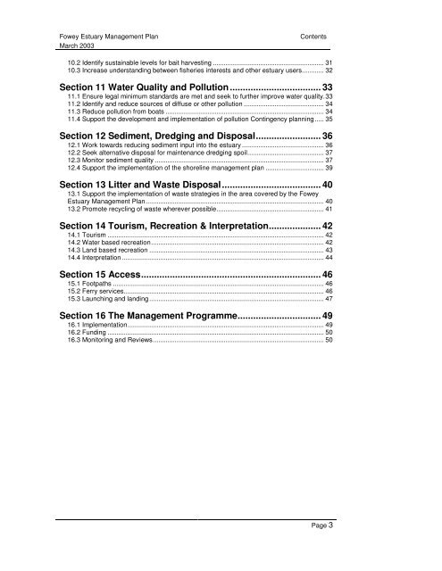 Fowey Estuary Management Plan Fowey Estuary ... - Fowey Harbour