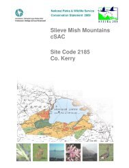 Slieve Mish Mountains cSAC Site Code 2185 Co. Kerry