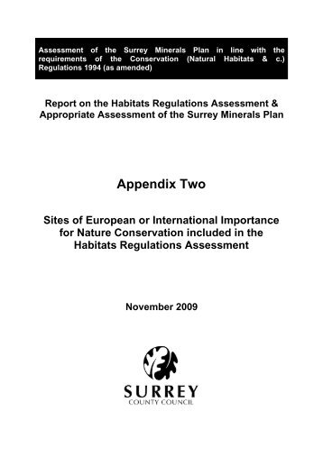 HRA Appendix 2 - Surrey County Council