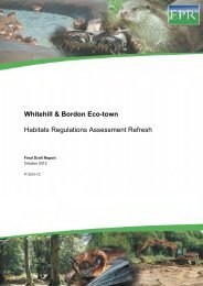 Whitehill & Bordon Eco-town Habitats Regulations Assessment ...