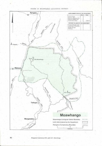 Moawhango Ecological District - Department of Conservation