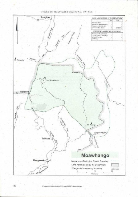 Moawhango Ecological District - Department of Conservation