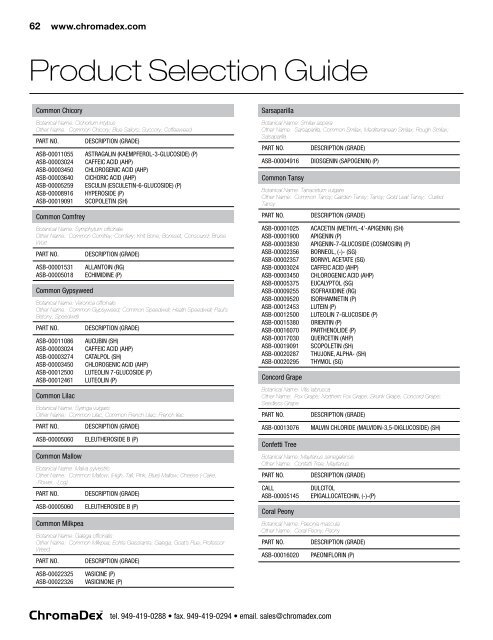 Product Selection Guide