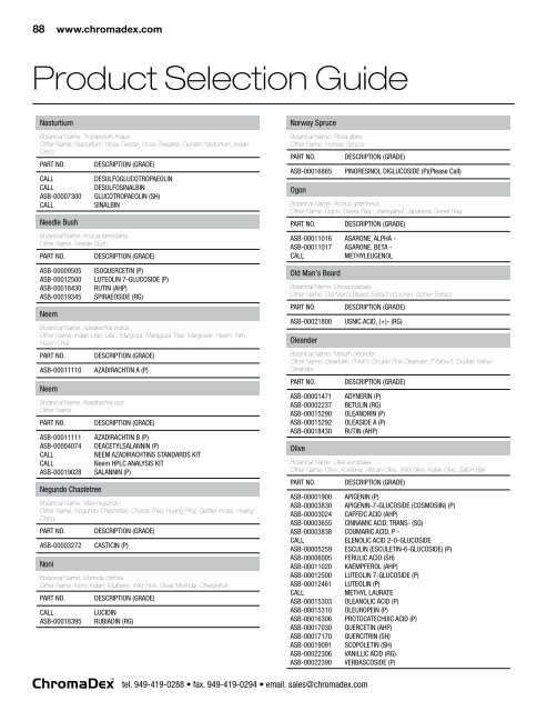 Product Selection Guide