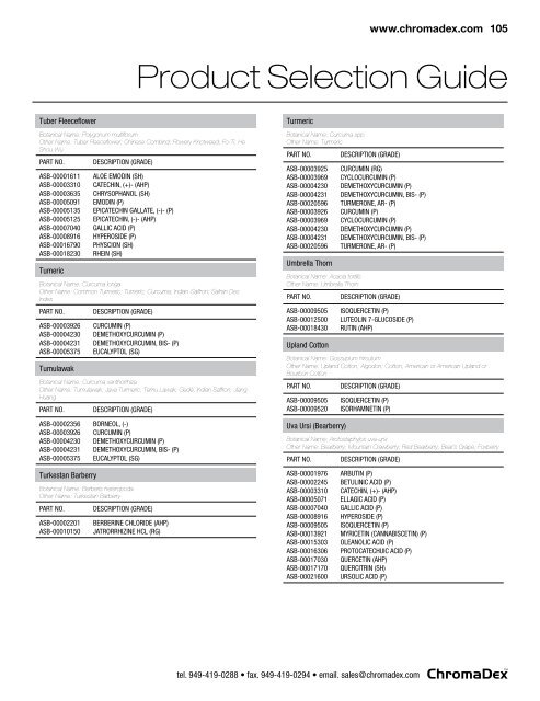 Product Selection Guide