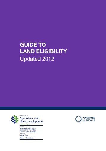 GUIDE TO LAND ELIGIBILITY Updated 2012 - Department of ...