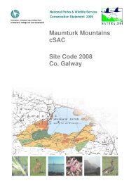 Maumturk Mountains cSAC Site Code 2008 Co. Galway