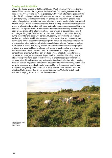 Fen Management Handbook - Scottish Natural Heritage