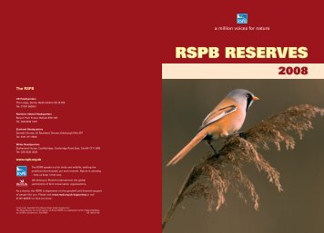 RSPB Reserves 2008