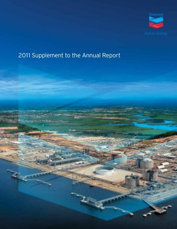 Chevron 2011 Supplement to the Annual Report