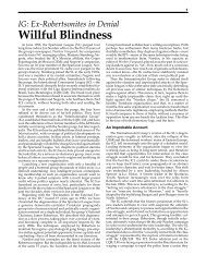 IG: Willful Blindness - International Bolshevik Tendency