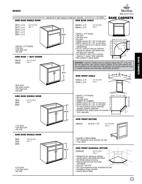 Base Cabinets Base Cabine