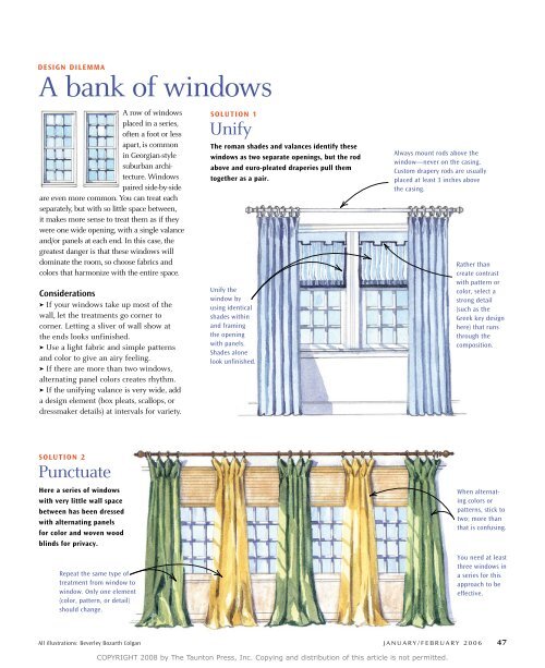 Treatments for Problem Windows - Fine Homebuilding