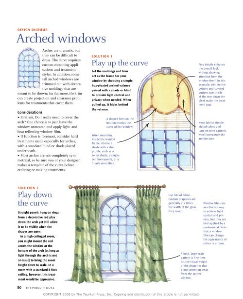 Treatments for Problem Windows - Fine Homebuilding