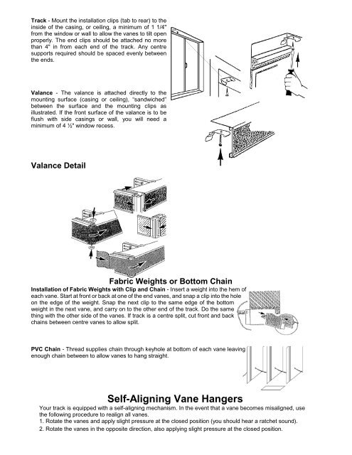 Vertical Blinds Installation Instructions - Blinds By Vertican