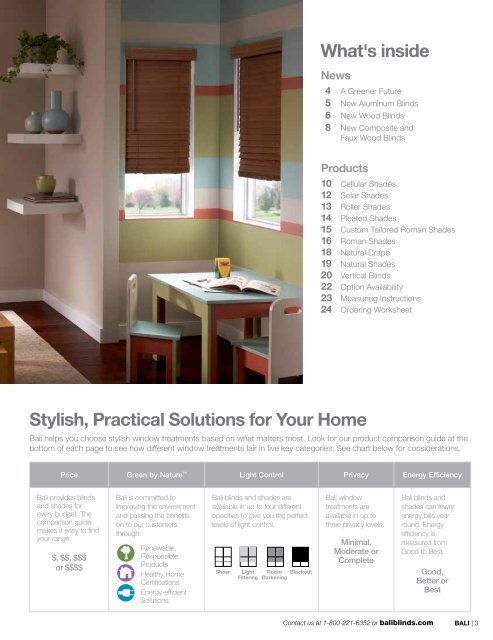 Bali Solutions - Bali Blinds and Shades