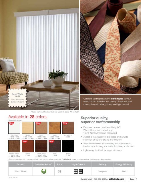 Bali Solutions - Bali Blinds and Shades