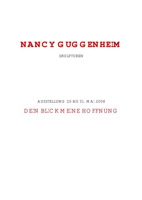 NANCY GUGGENHEIM - Promotion4art