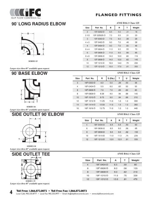 FLANGED FITTINGS