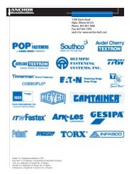 Distributor Catalog - Anchor Bolt and Screw Company