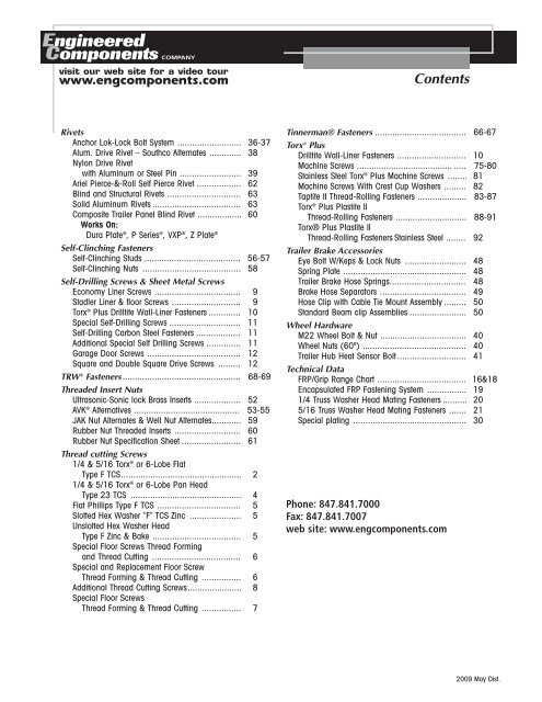 Distributor Catalog - Anchor Bolt and Screw Company