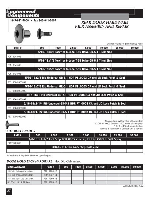 Distributor Catalog - Anchor Bolt and Screw Company