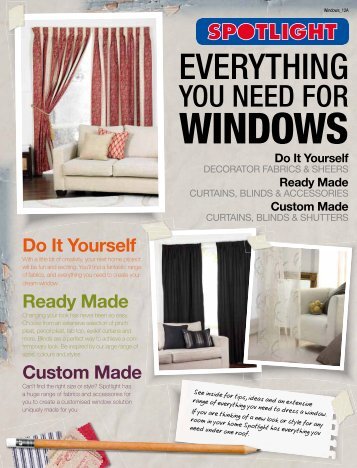 Everything You Need For WINDOWS – Spotlight Promotions