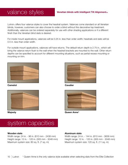 Avant Collection brochure - Lutron